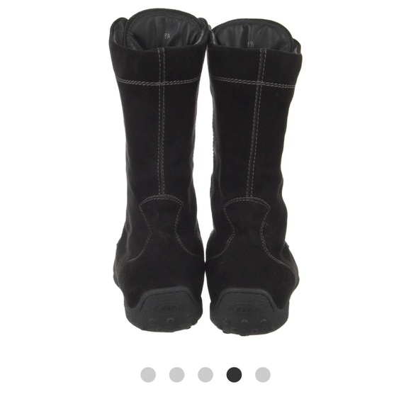 Tod’s Suede Lace Up Boots - Picture 2 of 8